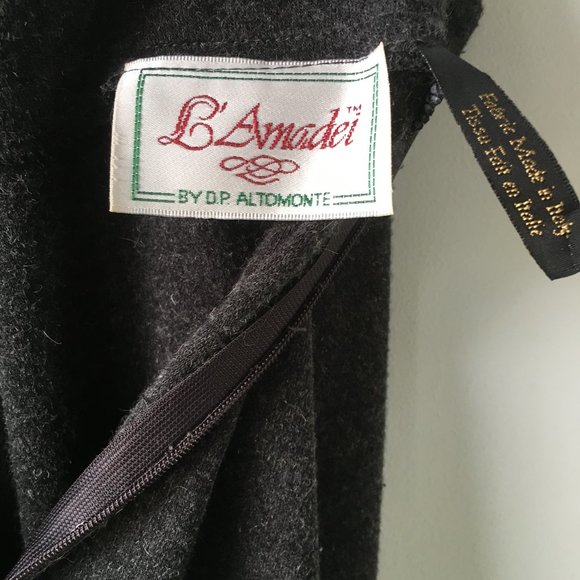 Grey Midi skirt, size Large/14 - Picture 3 of 5